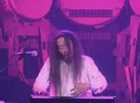 Kitaro with Hotz Pads invented by Jimmy Hotz on Taiko Drum 